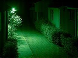 Sample footage thumbnail showing night vision capability